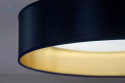 DUOLLA - lampa sufitowa/plafon LED GLAMOUR, 45x10 cm, granatowy/złoty