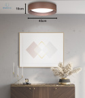 DUOLLA - lampa sufitowa/plafon LED NATURE, 45x10 cm, fornir orzech amerykański