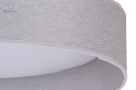DUOLLA - lampa sufitowa/plafon LED STEEL GREY, 45x10 cm, szary stalowy