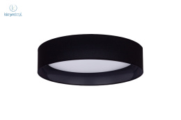 DUOLLA - lampa sufitowa/plafon LED STRETCH BLACK, 45x10 cm, czarna