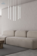 EMIBIG - designerska lampa sufitowa SELTER 6 WHITE, biała