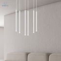 EMIBIG - designerska lampa sufitowa SELTER 6 WHITE, biała