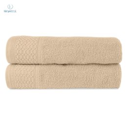 Darymex - ręcznik bawełniany SOLANO Cappuccino 2x(70x140 cm)