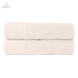 Darymex - ręcznik bawełniany SOLANO Kremowy 2x(70x140 cm)