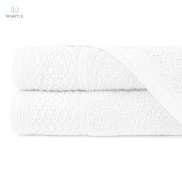 Darymex - zestaw ręczników bawełnianych SOLANO Biały+Czarny 2x(50x90)+2x(70x140)
