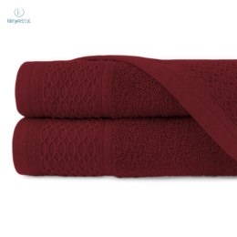 Darymex - ręcznik bawełniany SOLANO Bordo 2x(30x50 cm)