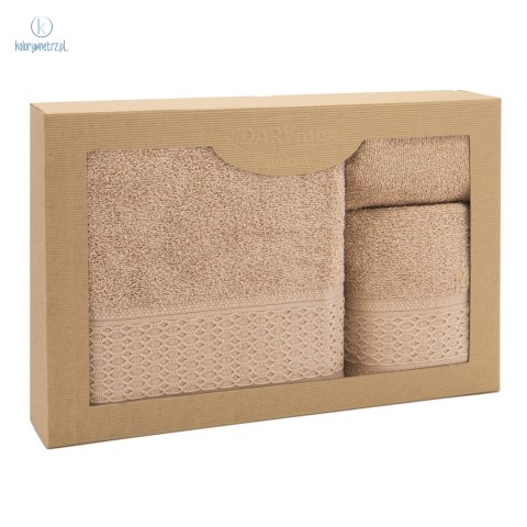 Darymex - zestaw ręczników bawełnianych SOLANO Cappuccino (30x50)+(50x90)+(70x140)
