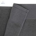 Darymex - zestaw ręczników bawełnianych SOLANO Ciemny Popiel (30x50)+(50x90)+(70x140)