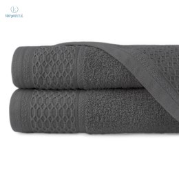Darymex - ręcznik bawełniany SOLANO Ciemny Popiel 2x(70x140 cm)