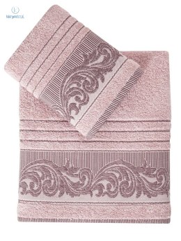 Karna Home - zestaw ręczników bawełnianych MERVAN powder (50x90 cm)+(70x140 cm)