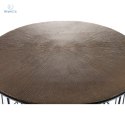 Aluro - loftowy, industrialny stolik kawowy BASE, 49x52 cm