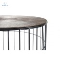 Aluro - loftowy, industrialny stolik kawowy BASE, 49x52 cm