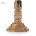 Aluro - podłogowy lampion z drewna egzotycznego ABBASI XL, 82x29 cm
