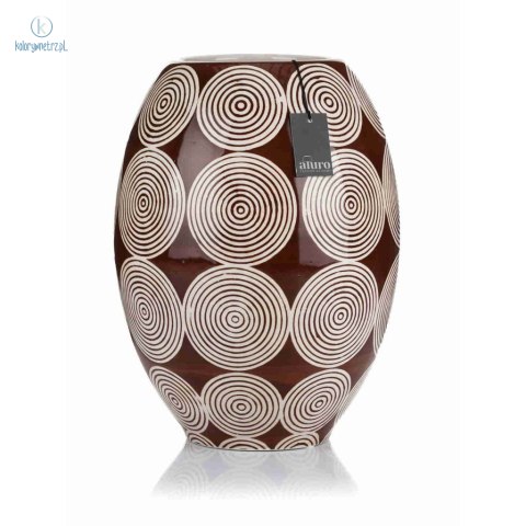 Aluro - ceramiczny wazon dekoracyjny OROMEO XL, 25x34 cm