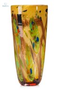 Aluro - dekoracyjny wazon szklany kolorowy PARLEZ XL, 40x18 cm