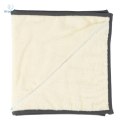 Lenora - ręcznik sportowy, bawełniany, z kieszonką 30x110 cm kremowy